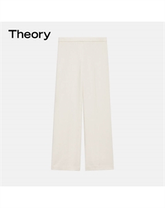 Брюки женские с резинкой на талии, черный Theory