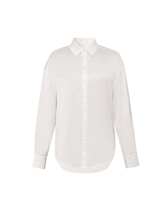 Топ-рубашка однотонный, синий Deep breath