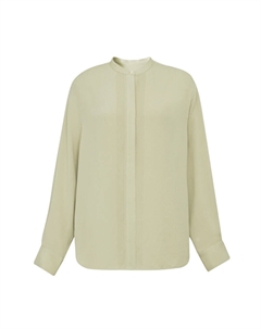 Рубашка из шелкового крепа, светло-зеленый Deep breath