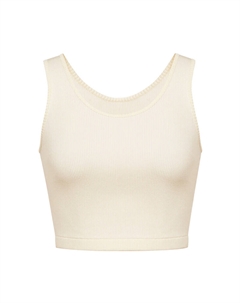 Короткий вязаный жилет без рукавов с U-образным воротником, черный Deep breath