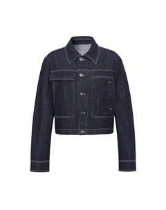 Куртка джинсовая короткая, черный Deep breath