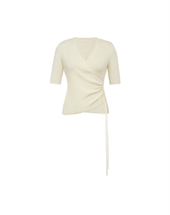 Свитер с волнистыми краями, черный Deep breath