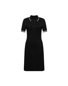 Платье с воротником-поло, черный Deep breath