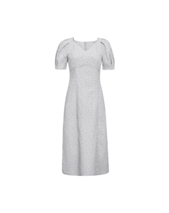 Платье с пышными рукавами, черный Deep breath