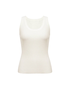 Жилет женский с U-образным воротником, белый Deep breath