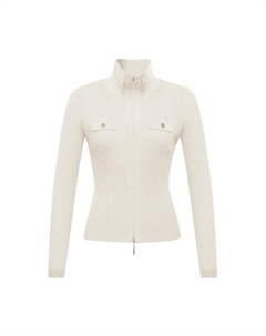 Вязаный кардиган на двусторонней молнии, черный Deep breath