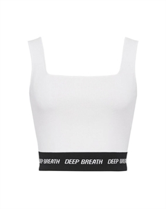 Жаккардовый трикотажный жилет с квадратным воротником, черный Deep breath