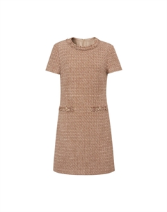 Платье-пуловер с короткими рукавами, хаки Deep breath