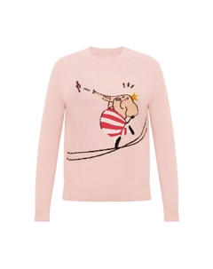 Вязаный свитер из 100% кашемира, хаки Deep breath