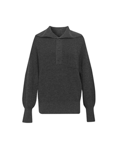 Свитер кашемировый, темно-синий Deep breath