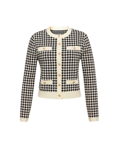 Свитер-пиджак с узором, синий Deep breath