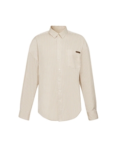 Модная повседневная полосатая рубашка с одним карманом, синие и белые полосы Deep breath