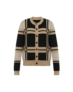 Вязаный кардиган из 100% кашемира, бежевый Deep breath