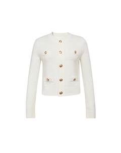 Вязаный костюм с юбкой, белый Deep breath