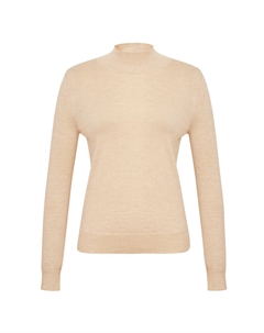 Свитер вязаный, кофейный Deep breath