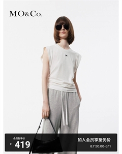 Футболка с оригинальными рукавами, черный Moco