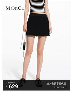 Шорты Moanke 2024 с прямым разрезом, черный Moco