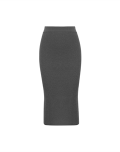 Юбка шерстяная, пепельный Deep breath