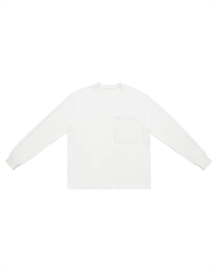 Свободная мужская футболка с длинными рукавами, серый Deep breath