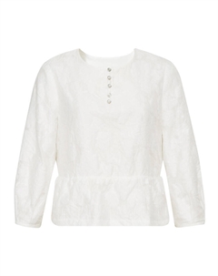 Костюм с кофтой и юбкой, белый Deep breath