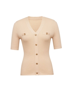 Женский свитер в полоску, абрикос Deep breath