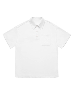 Футболка-поло, пепельный Deep breath