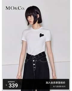 Футболка Love Chapter с коротким рукавом, черный Moco