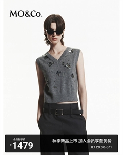 Жилет Moanke 2024 с шипами, черный Moco