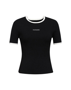 Женский свитер с короткими рукавами и буквами, белый Deep breath