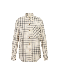 Клетчатая рубашка в стиле ретро с длинными рукавами, красно-коричневая клетка Deep breath