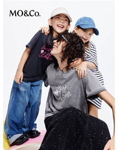 Футболка 2024 с принтом, серый Moco