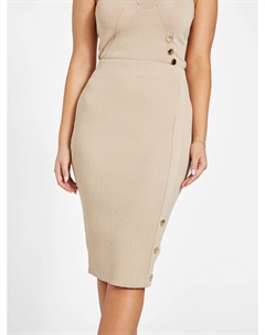 Юбка Мина в рубчик, цвет Sand Tan Guess factory