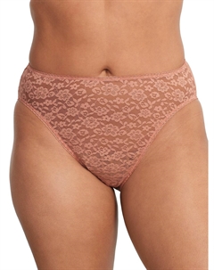 Женские кружевные трусы с высоким вырезом, цвет Ash Rose Camio mio