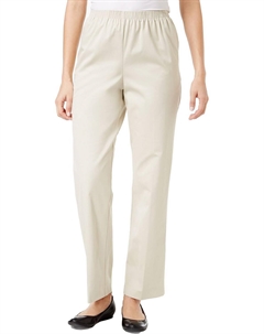 Женские профессиональные классические брюки без застежек, цвет Stone Alfred dunner