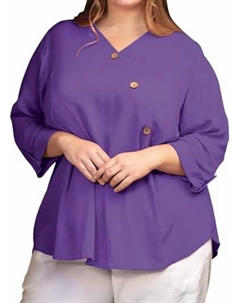 Блузка Madison с рукавами 3/4 – Plus In Acai On the plus side