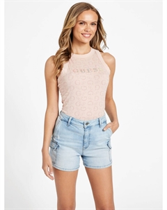 Майка с логотипом Eco Bex, цвет Vapor Rose Guess factory