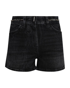 Шорты Denim Short With Chain, черный Givenchy