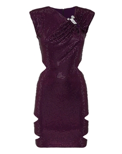 Мини-платье Кристалл, фиолетовый Philipp plein