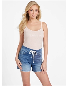 Майка с логотипом Dorae, цвет Vapor Rose Guess factory