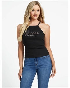 Майка с логотипом Veah, черный Guess factory