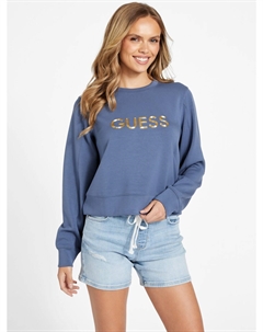 Толстовка с логотипом Sol, цвет Mojave Stone Guess factory