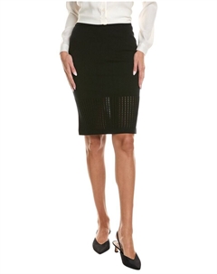 Юбка-карандаш крючком, черный St. john