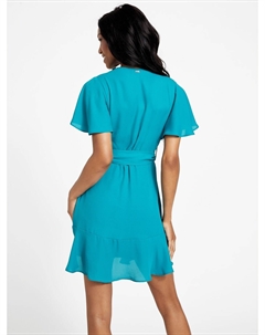 Однотонное короткое платье Daphne, цвет Enchanted Poison Guess factory