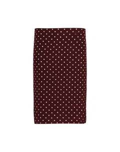 Юбка Polka Dot Skirt, красный Miu miu