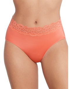 Женские блестящие трусы с кружевом, цвет Shell Pink Camio mio