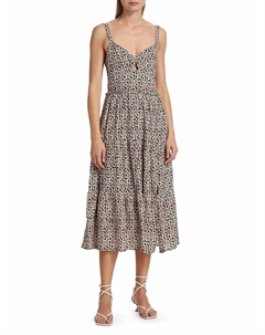 Черное мульти-платье Olivetta Paige