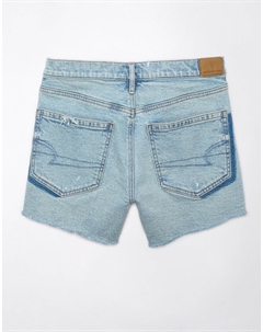 Джинсовые шорты AE Strigid 4 дюйма с идеальными рваными краями, цвет Indigo Waters American eagle outfitters