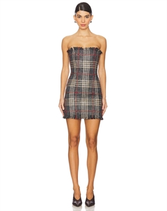 Платье в клетку, серый Giuseppe di morabito