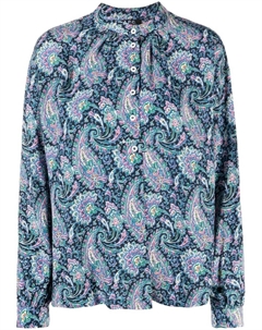 Блузка с принтом пейсли, синий A.p.c.