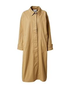 Пальто Between-Seasons Coat Chelsea, темно-бежевый Weekday